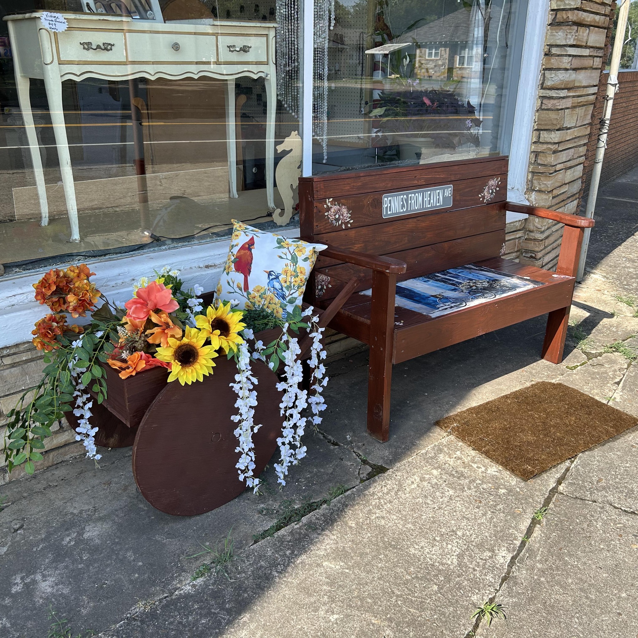 Pennies from Heaven Thriftique/Bible Bookstore Logo